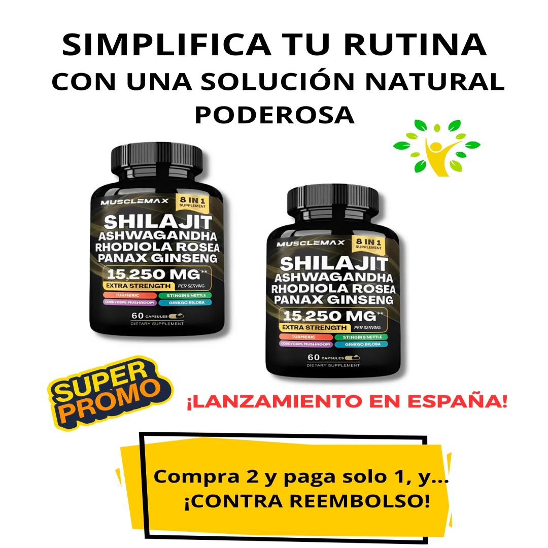 SHILAJIT VITALIDAD NATURAL SIN LIMITES EN SOLO UNA CAPSULA