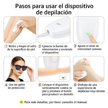 Depiladora IPL 💫 ¡El Vello y las Manchas son ya Historia!